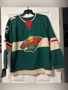 Fanatics Minnesota Wild NHL Jersey, Size 46/XL. #12